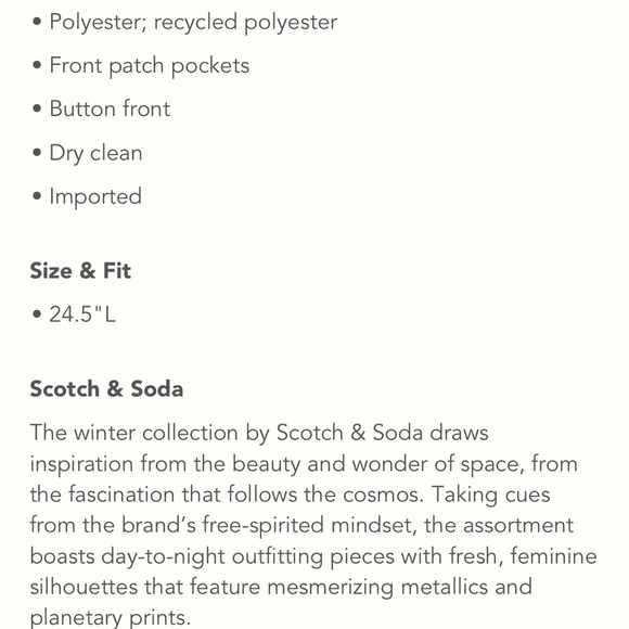 NWT Scotch and Soda Reversible Teddy Jacket - Picture 3 of 7